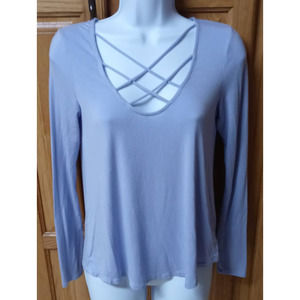 American Eagle Outfitters Soft & Sexy Pastel Purple Long Sleeve Shirt. XS